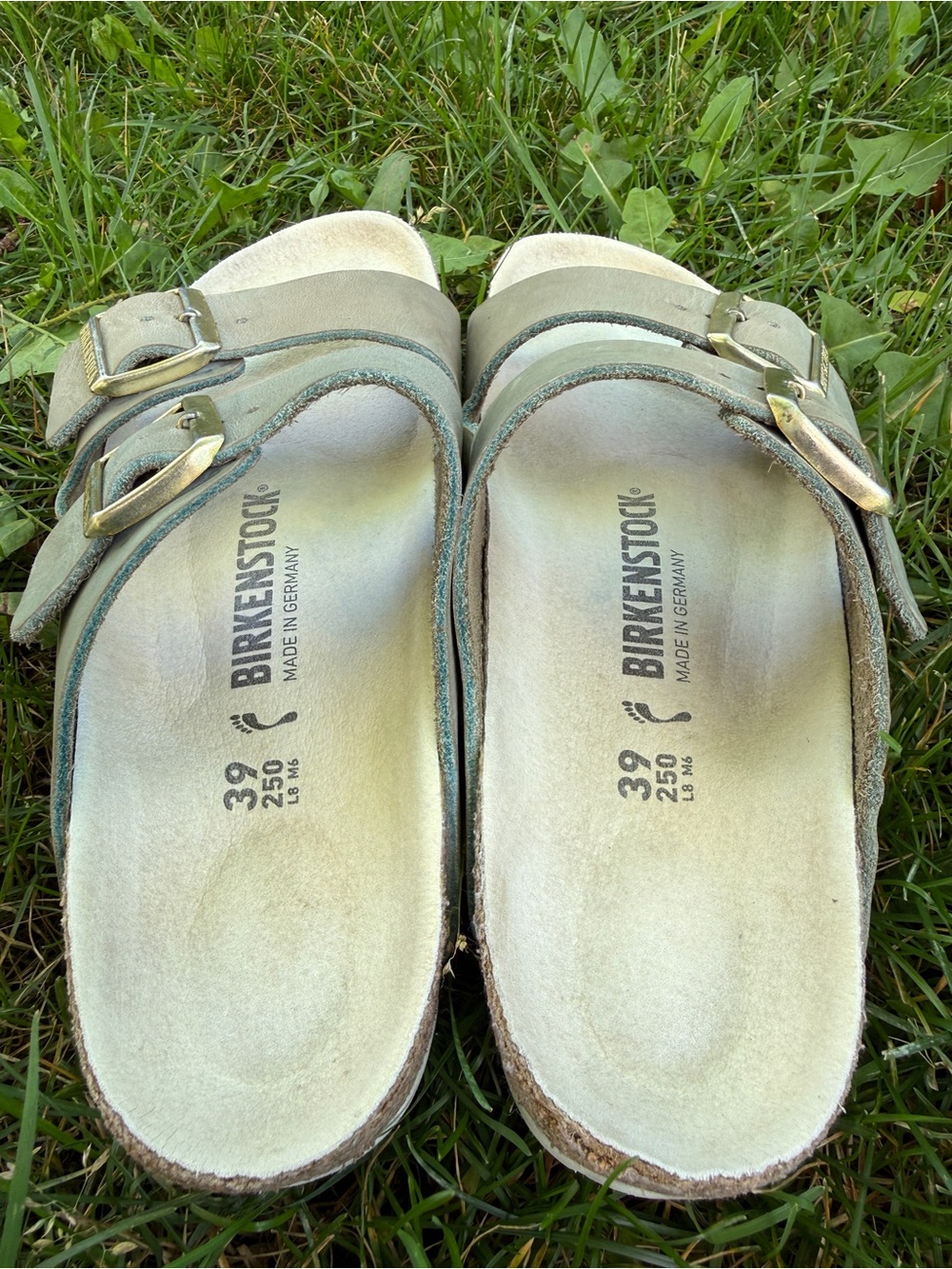 Birkenstock Arizona Leather Sandals EU 39 US 8 Regular - Picture 12 of 16